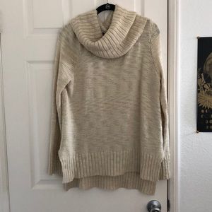 Tan cowl neck sweater